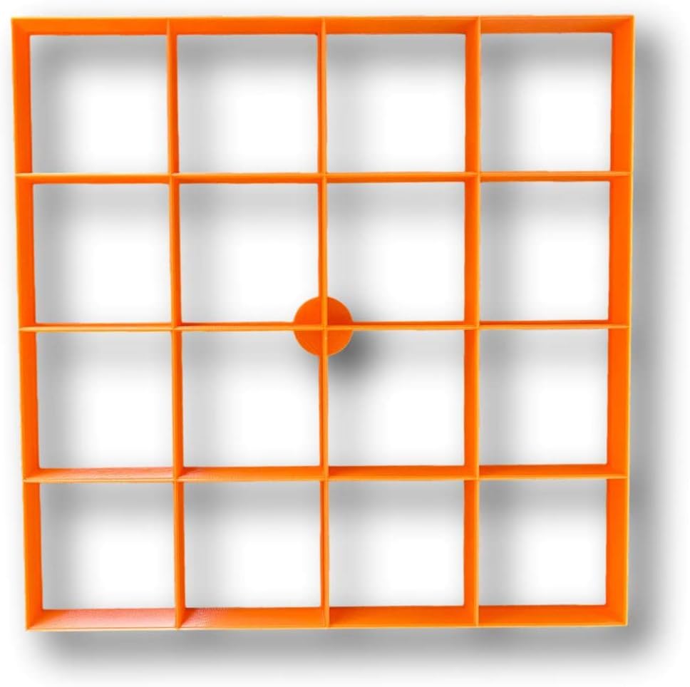 Square Cookie Cutters Set - 16x2 Inch Multi Cutter for Baking - Pack of 8 (8"x8")