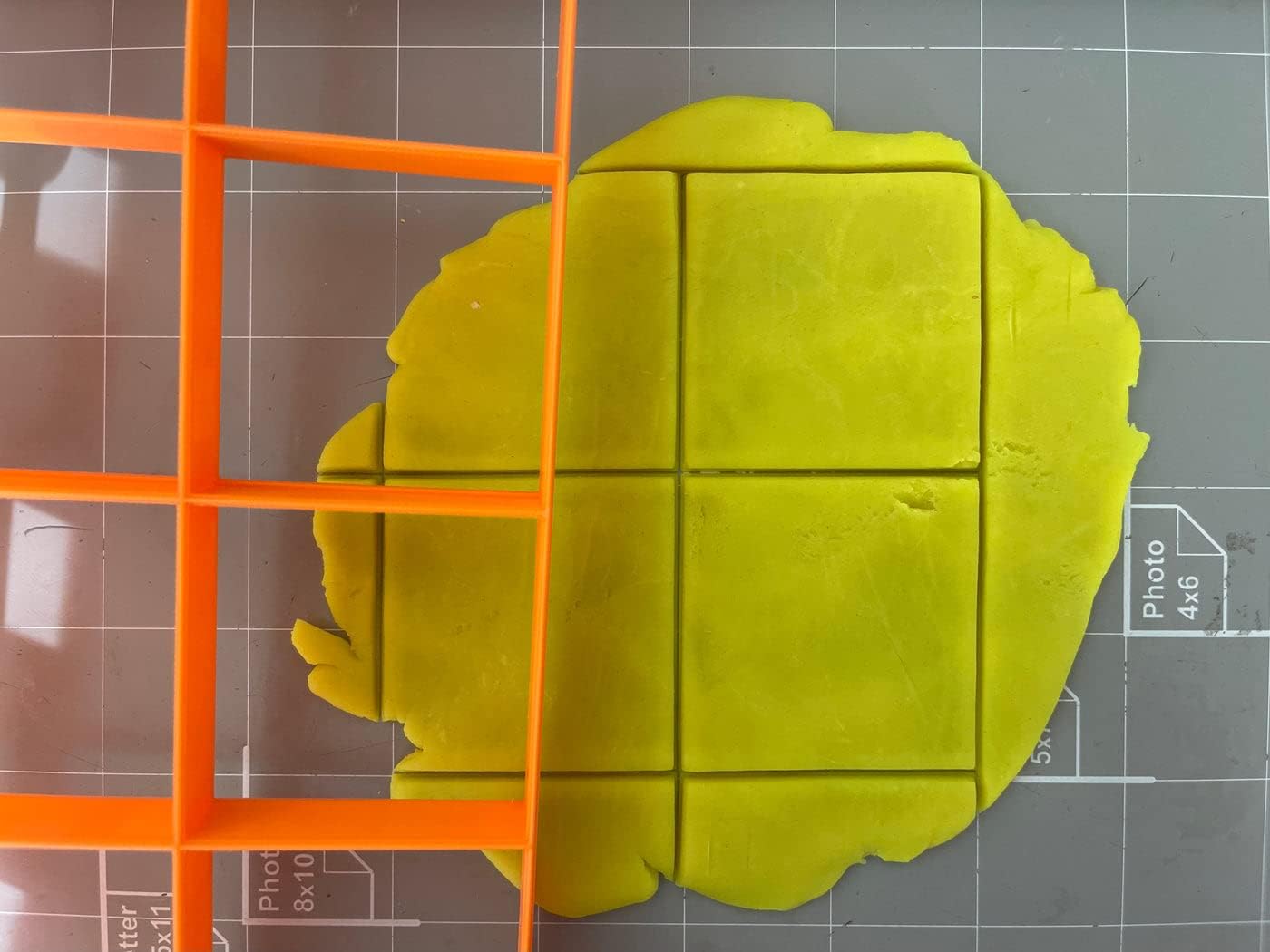 Square Cookie Cutters Set - 16x2 Inch Multi Cutter for Baking - Pack of 8 (8"x8")