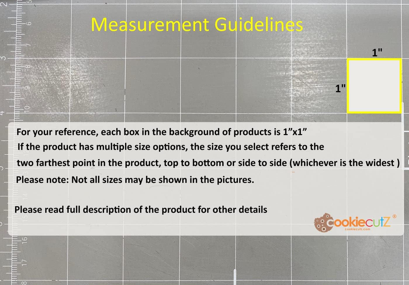 Square Cookie Cutters Set - 16x2 Inch Multi Cutter for Baking - Pack of 8 (8"x8")