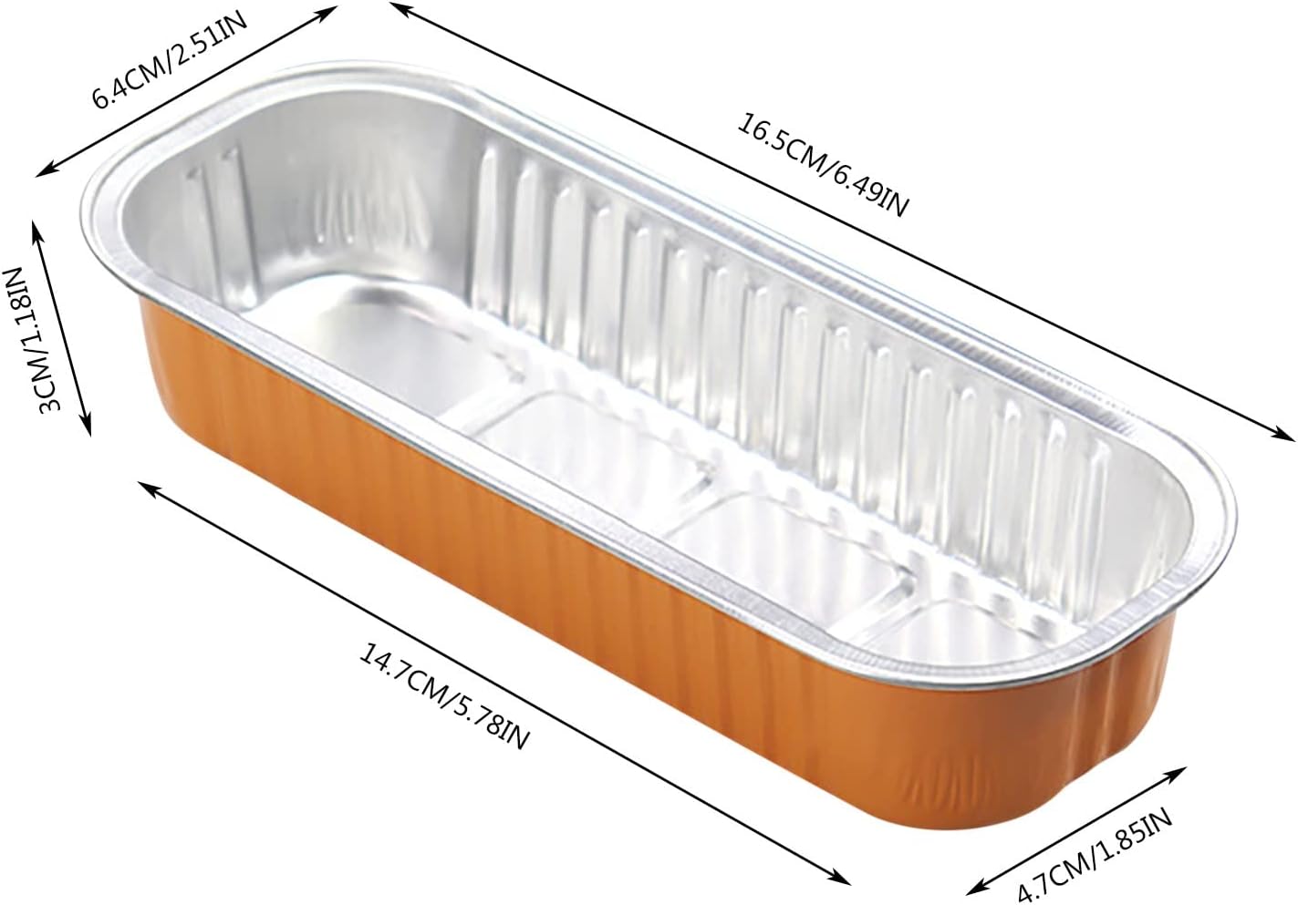 Square Disposable Aluminum Foil Baking Tins for Baby Food Cooking and Travel - Eco-Friendly One Size