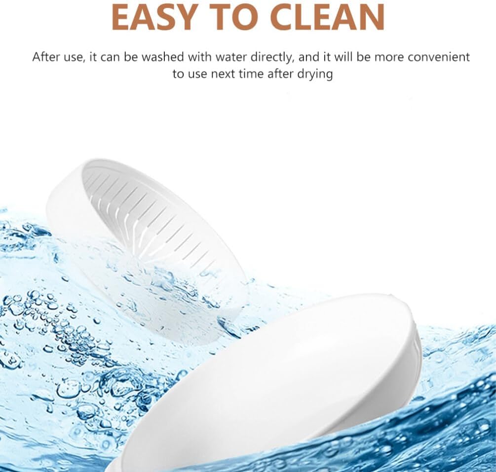 Square Luxshiny Plastic Food Steamer with Lid - Vegetable and Fish Steamer for Fast Cooking