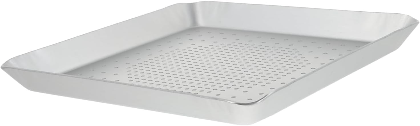 Square Pizza Pan with Breathable Holes, Thick Metal for Durability, Ovenware, Dishwasher Safe