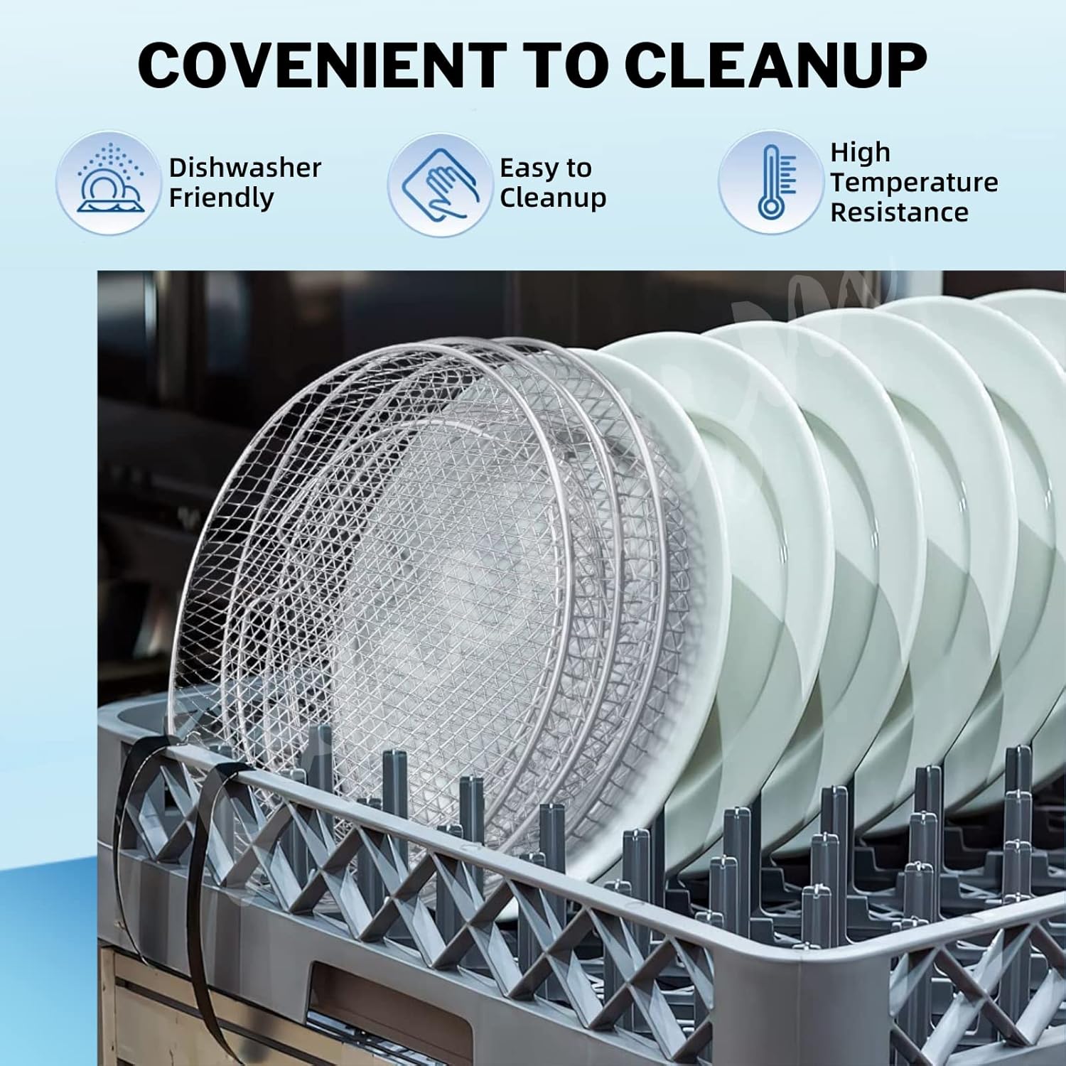 Stackable Dehydrator Racks for Air Fryers - 304 Stainless Steel Grill Rack Compatible with Ninja, Instant Pot Vortex, COSORI, CHEFMAN - Fits 4.2-5.8 QT Air Fryer