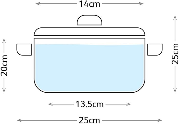 Stainless Steel 14cm Vegetable Steamer Cooking Pot with Pan & Lid - Dishwasher Safe, 25 Year Guarantee