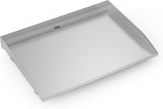 Stainless Steel 22" Flat Top Griddle Replacement for Blackstone Tabletop Station with Rear Grease System