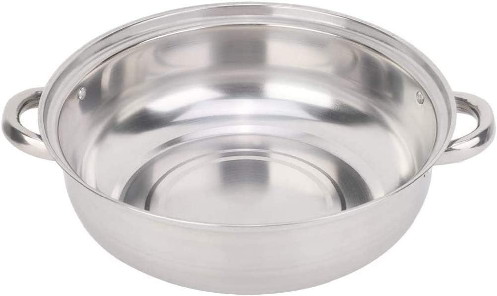 Stainless Steel 27 cm Steamer with Double Boiler Soup Function for Cooking