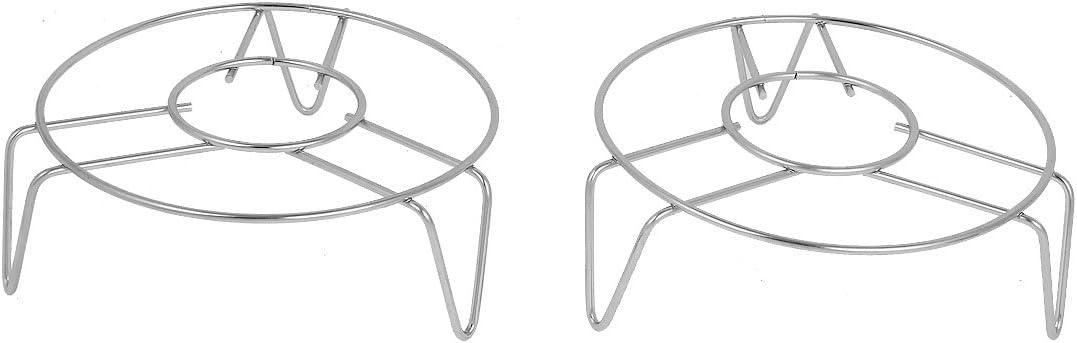 Stainless Steel 3-Leg Cookware Steam Rack Set, 14cm x 5cm, 2-Pack - Model 422 454 424 668 05b