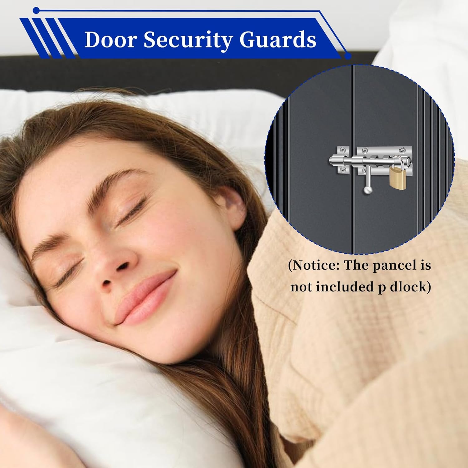 Stainless Steel 4-Inch Bathroom Stall Barrel Bolt Door Latch Lock with Padlock Hole - Sliding Door Hardware for Internal Doors