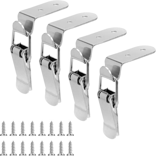 Stainless Steel 90 Degree Tool Box Hood Locks Latches - Set of 4