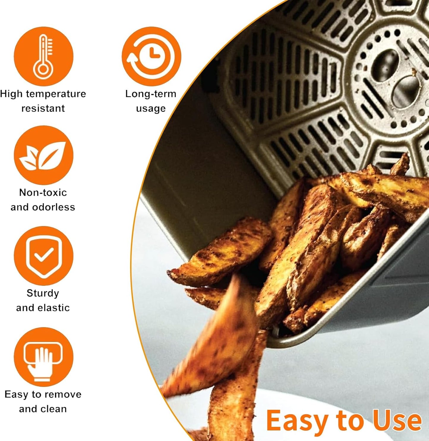 Stainless Steel Air Fryer Grill Pan for Green Pan RICARDO Air Fryer - 9''×9'' Tray Accessories for Crispy Results