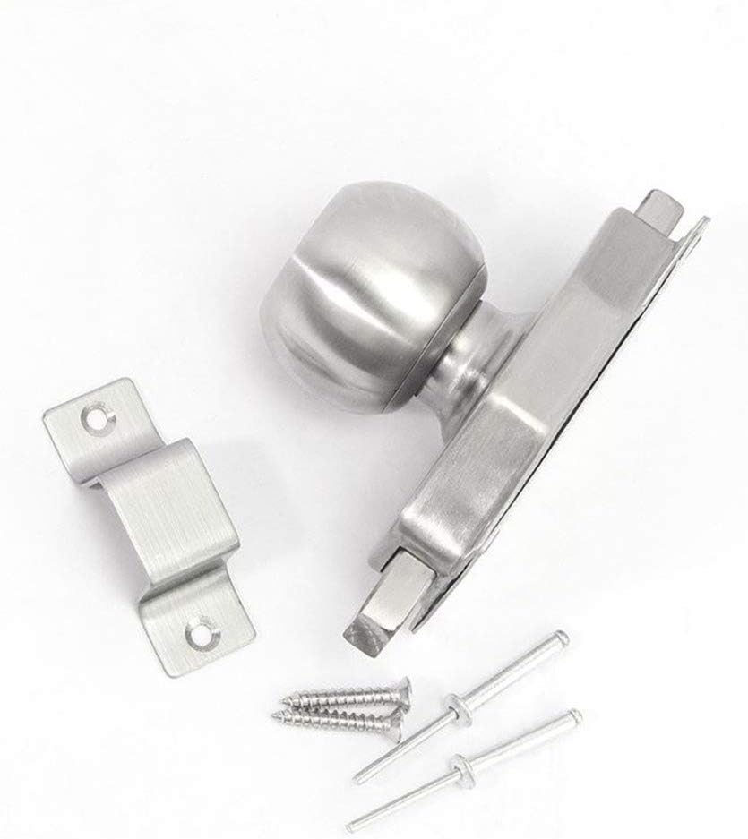 Stainless Steel Anti-Theft Door Bolt Latch for Wooden Doors and Windows - Wall Mounted Bathroom Lock