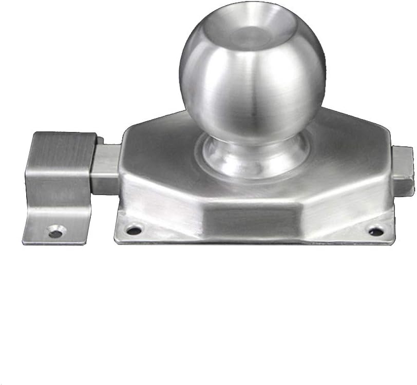 Stainless Steel Anti-Theft Door Bolt Latch for Wooden Doors and Windows - Wall Mounted Bathroom Lock