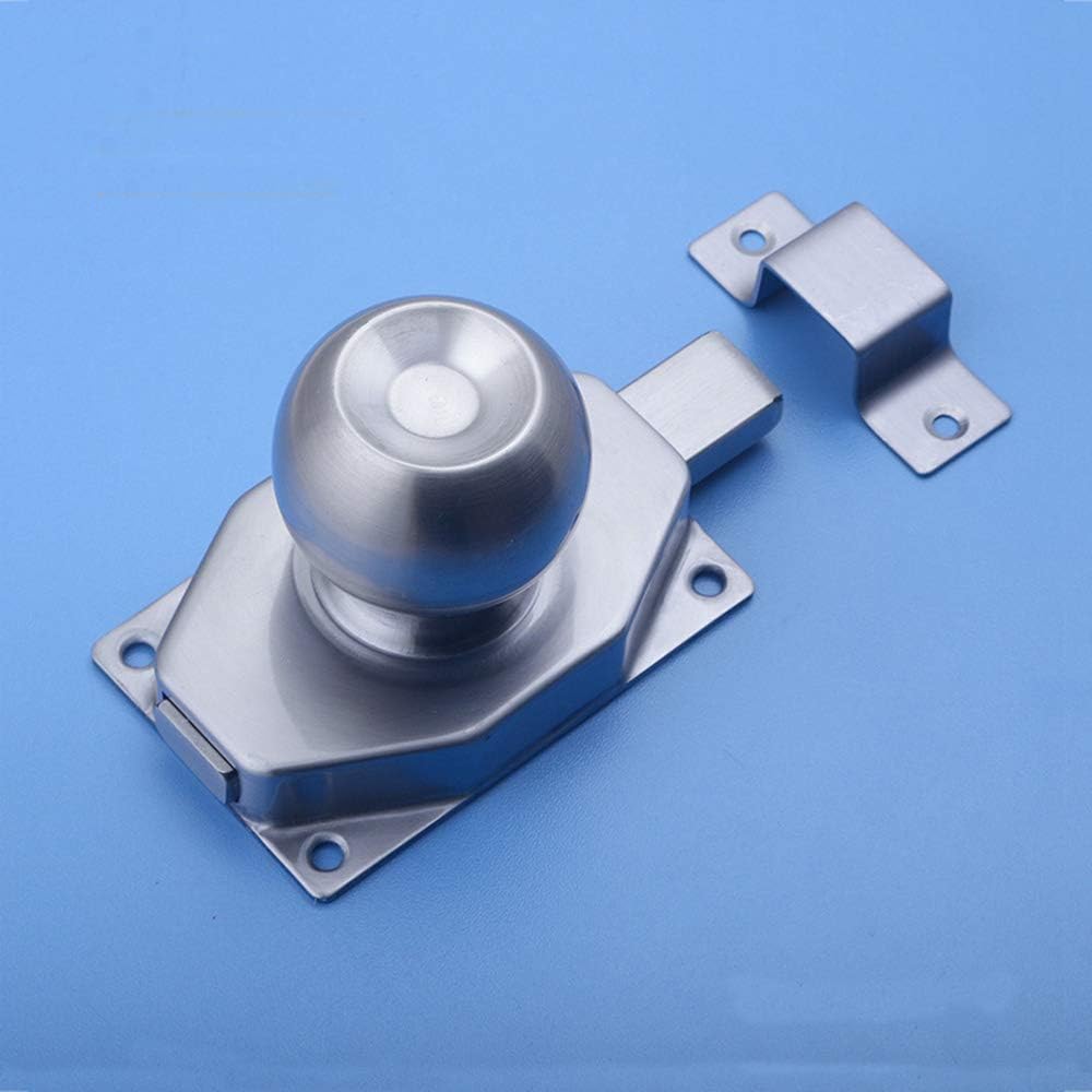 Stainless Steel Anti-Theft Door Bolt Latch for Wooden Doors and Windows - Wall Mounted Bathroom Lock