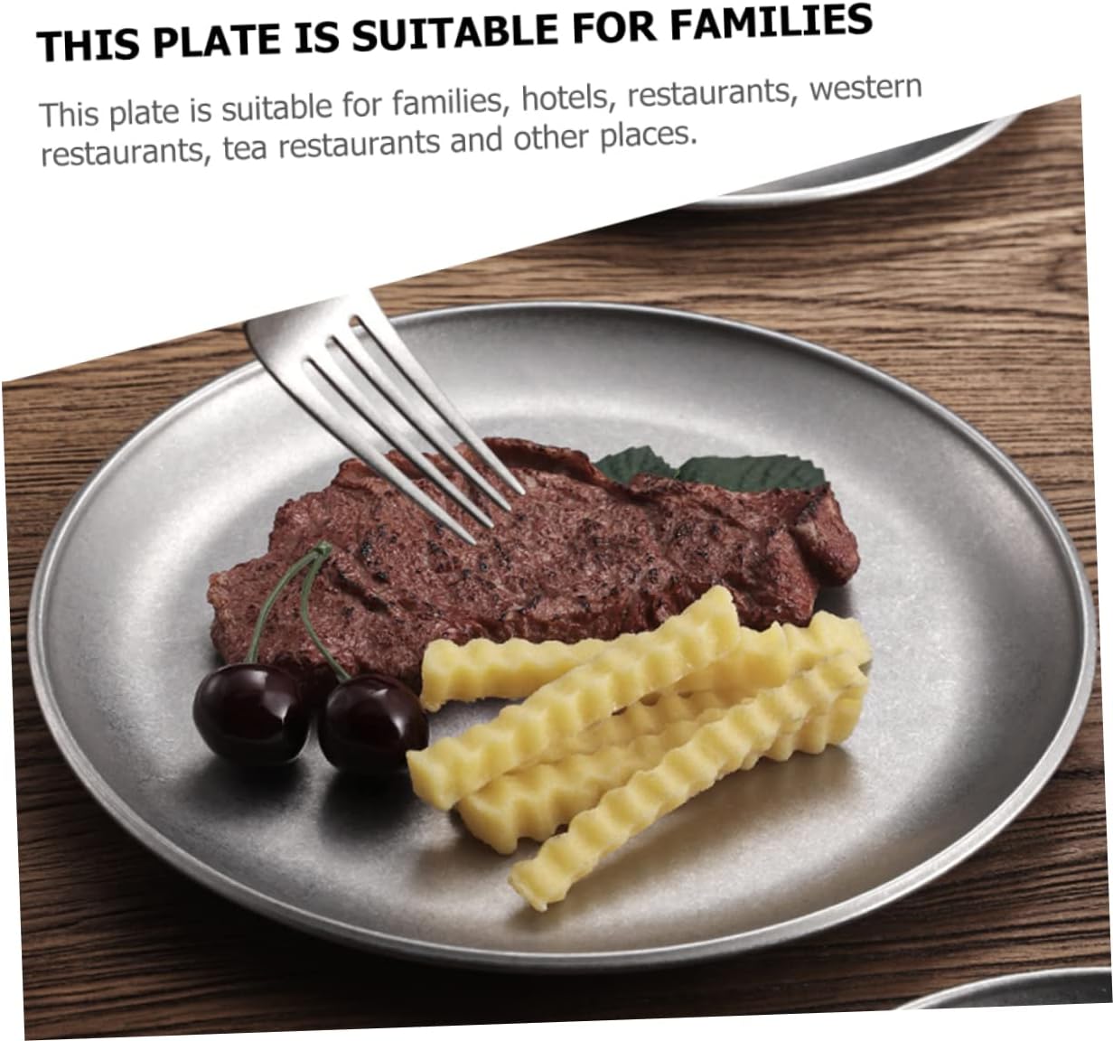 Stainless Steel BBQ Plate with Lid for Grilling, Roasting, Baking, and Serving