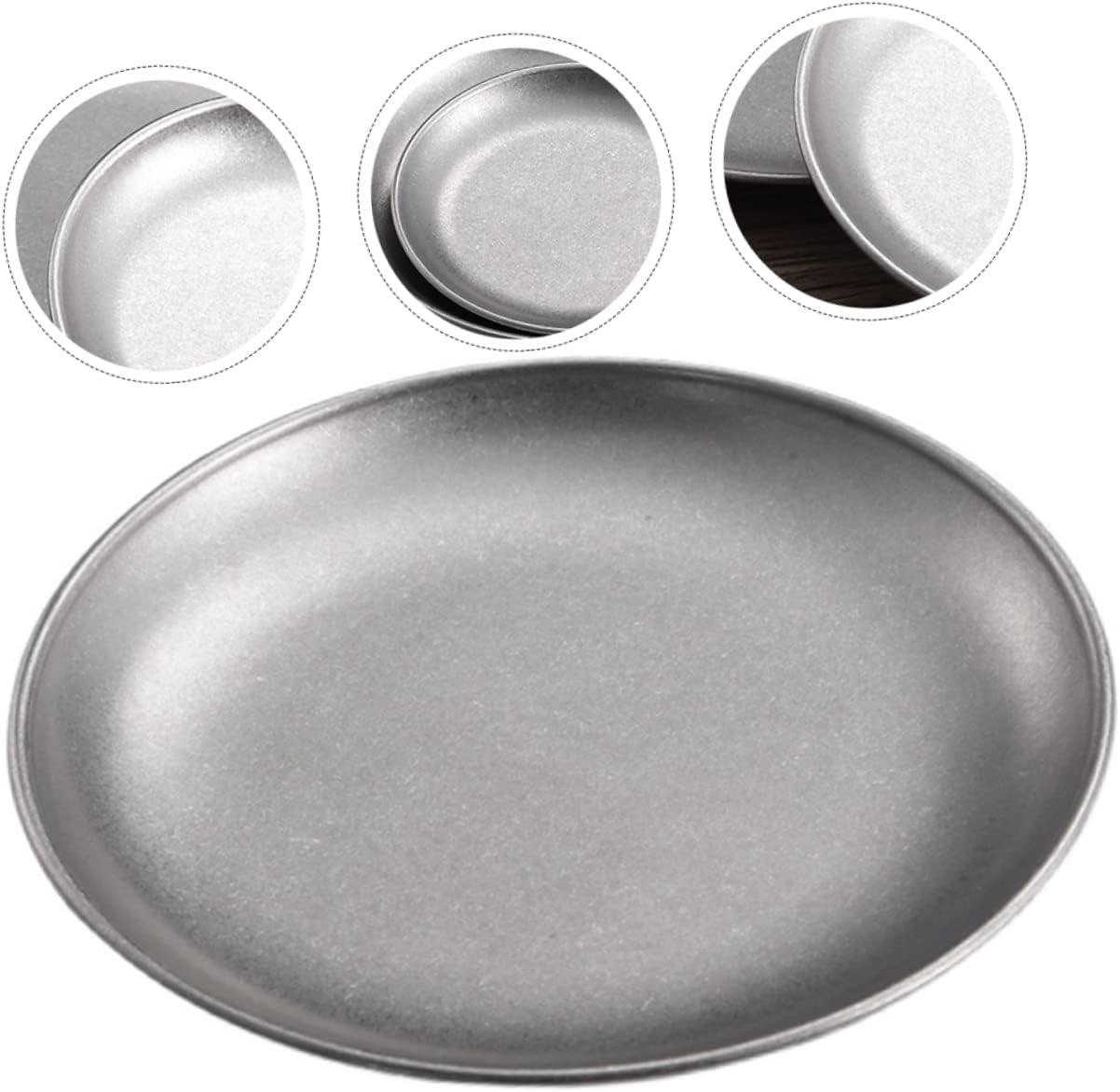 Stainless Steel BBQ Plate with Lid for Grilling, Roasting, Baking, and Serving