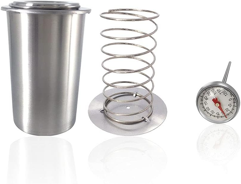 Stainless Steel Botiliceer Ham Maker with Thermometer - Homemade Ham Meat Press