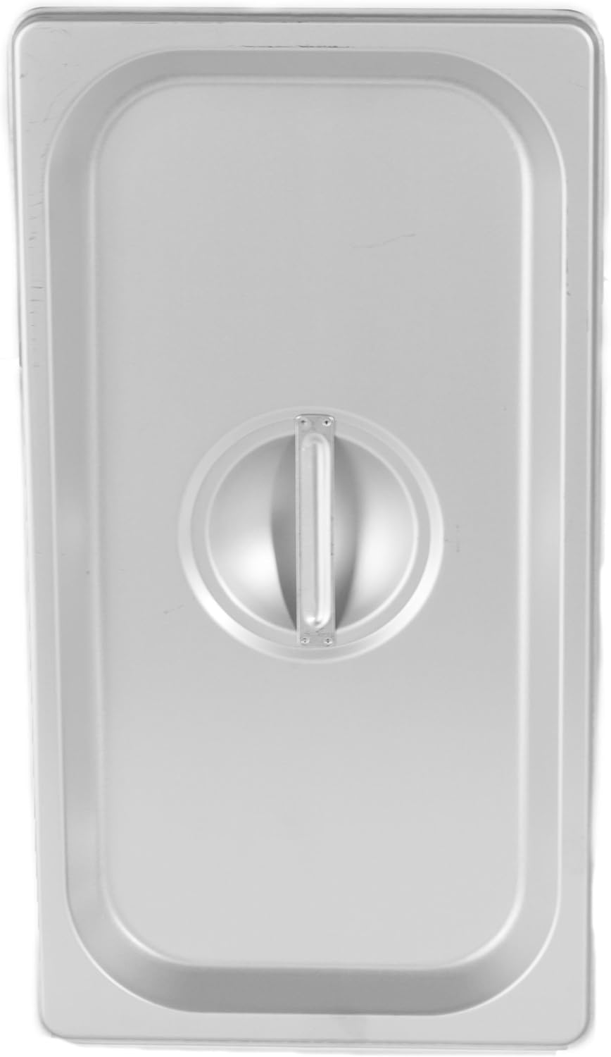 Stainless Steel Chef's Supreme Third Size Steam Table Cover, Individual Piece