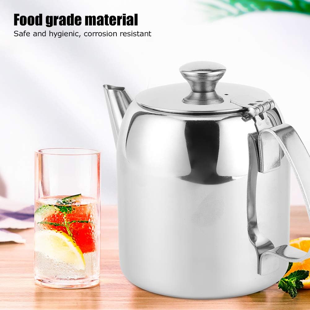 Stainless Steel Cold Spout Kettle for Safety-First Brewing - 500ML Ideal for Hotels and Restaurants