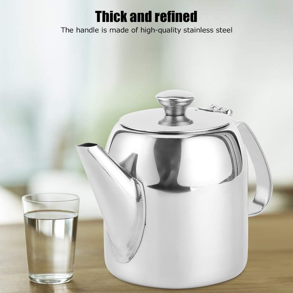 Stainless Steel Cold Spout Kettle for Safety-First Brewing - 500ML Ideal for Hotels and Restaurants