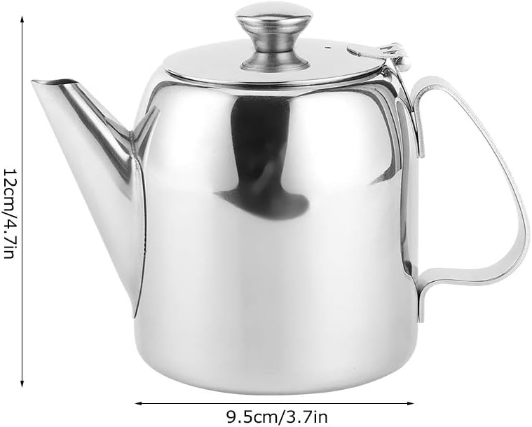 Stainless Steel Cold Spout Kettle for Safety-First Brewing - 500ML Ideal for Hotels and Restaurants