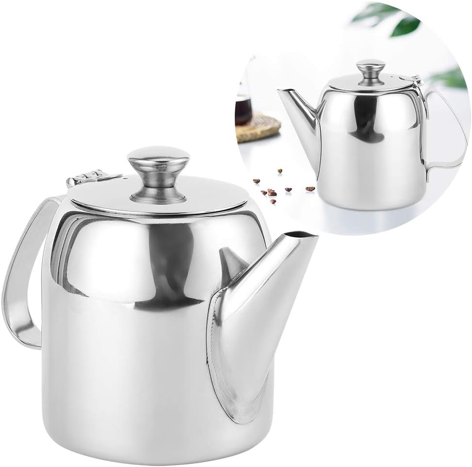 Stainless Steel Cold Spout Kettle for Safety-First Brewing - 500ML Ideal for Hotels and Restaurants