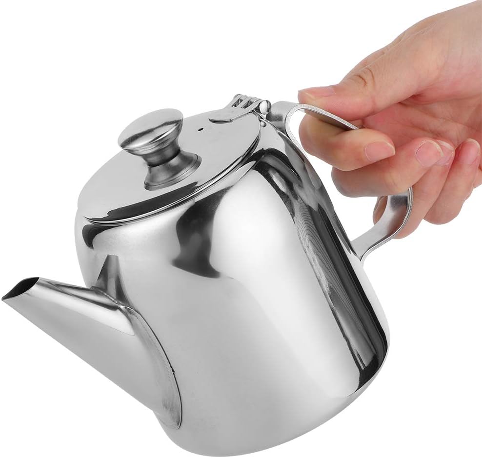 Stainless Steel Cold Spout Kettle for Safety-First Brewing - 500ML Ideal for Hotels and Restaurants