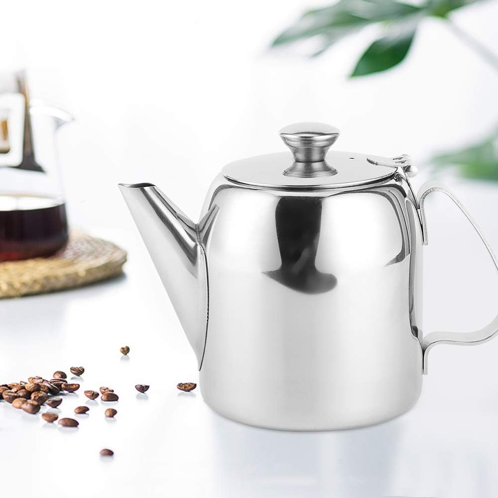 Stainless Steel Cold Spout Kettle for Safety-First Brewing - 500ML Ideal for Hotels and Restaurants