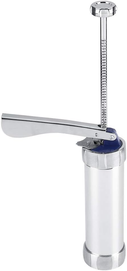 Stainless Steel Cookie Press Gun Kit with 20 Baking Discs for Christmas, Parties, Birthdays, and Anniversaries