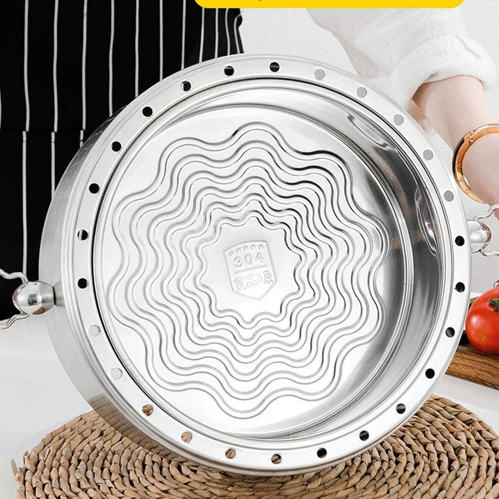 Stainless Steel Double Boiler and Steamer Set - Multi-Layer Cookware Pot - Saucepot with Wide Diameter