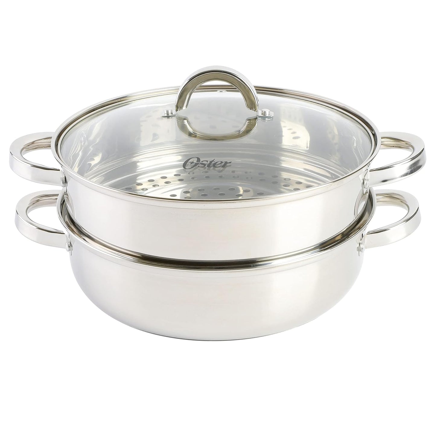 Stainless Steel Dutch Oven Cassole with Steamer Basket - 6 Qt by Oster Sangerfield