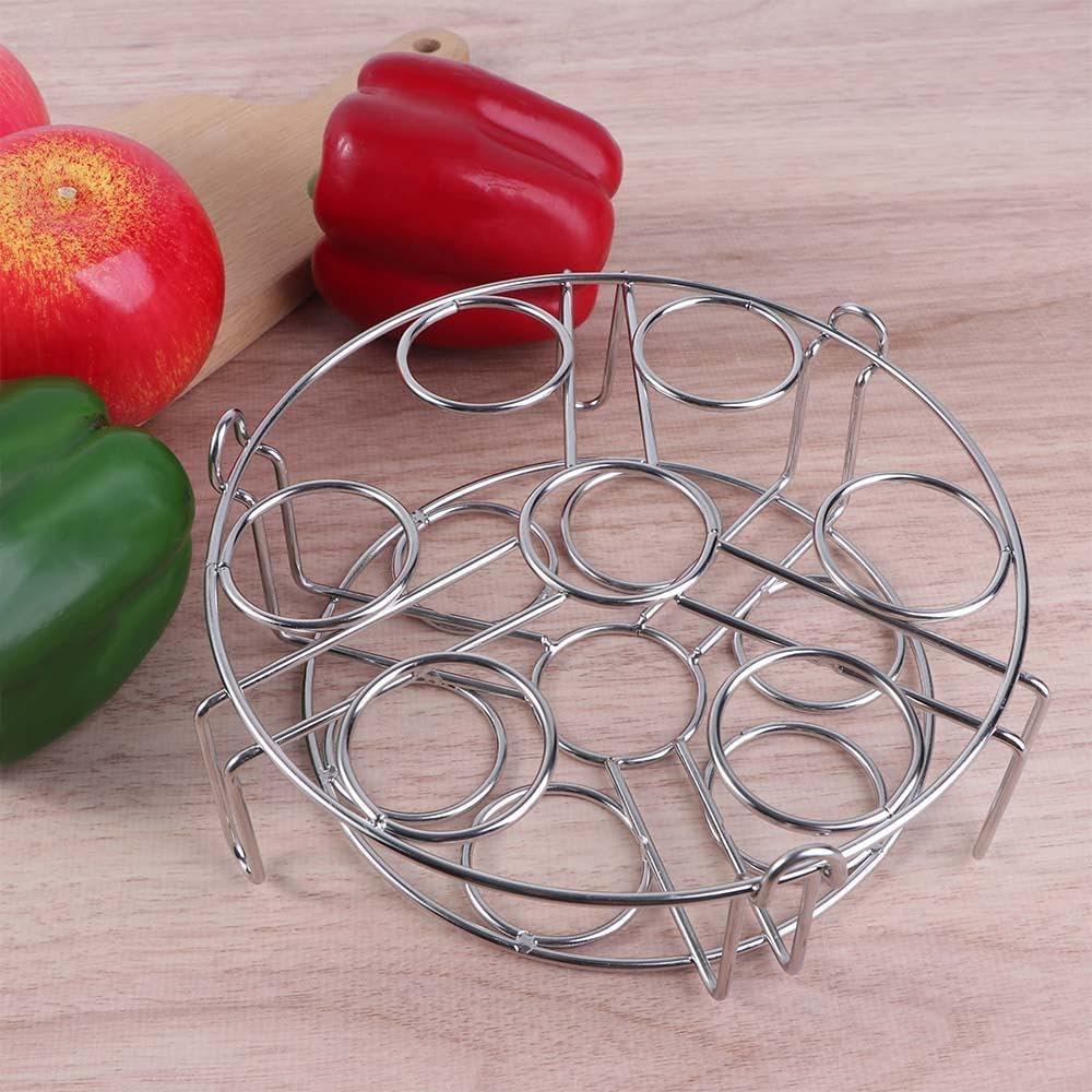 Stainless Steel Egg Steamer Rack Holder Trivet Basket Stand for Steaming (Small)