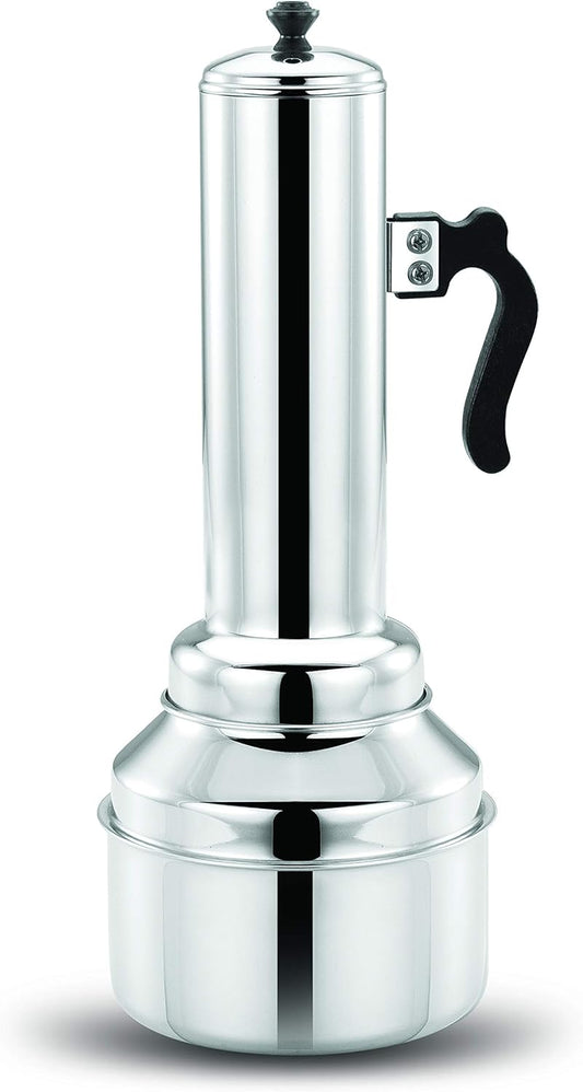 Stainless Steel Expresso Puttu Kudam/Maker - Durable and Efficient Traditional Indian Cookware