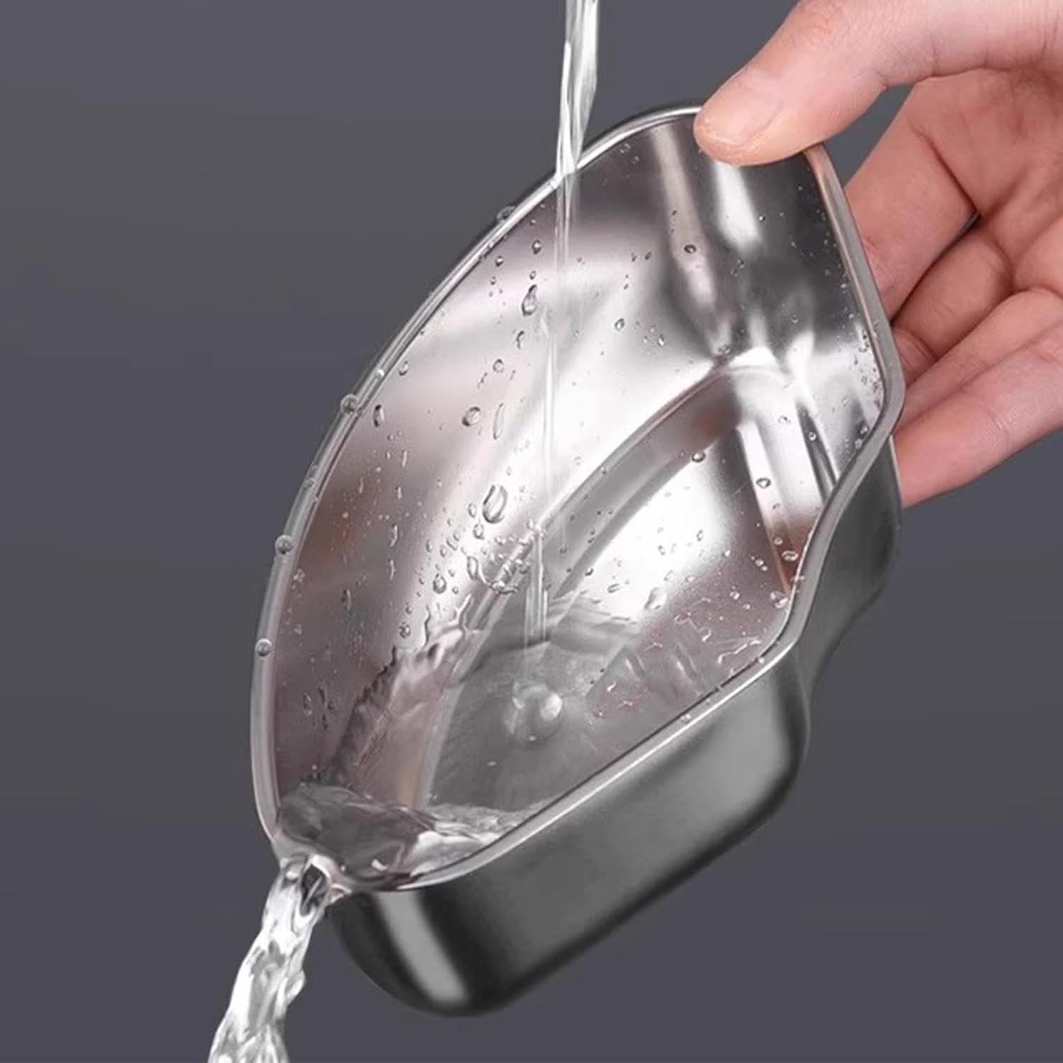 Stainless Steel Fan-Shaped Steamer Basket Tray - 5.98x3.54 inch Insert Pot Food Holder with Lid for Rice & Breakfast Cooking