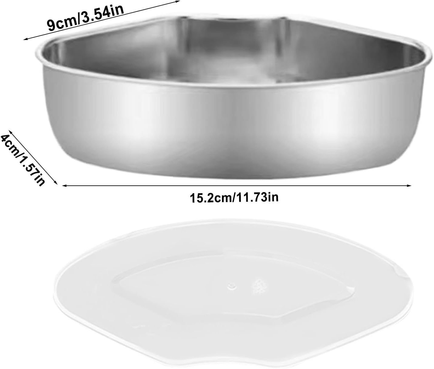 Stainless Steel Fan-Shaped Steamer Basket Tray - 5.98x3.54 inch Insert Pot Food Holder with Lid for Rice & Breakfast Cooking