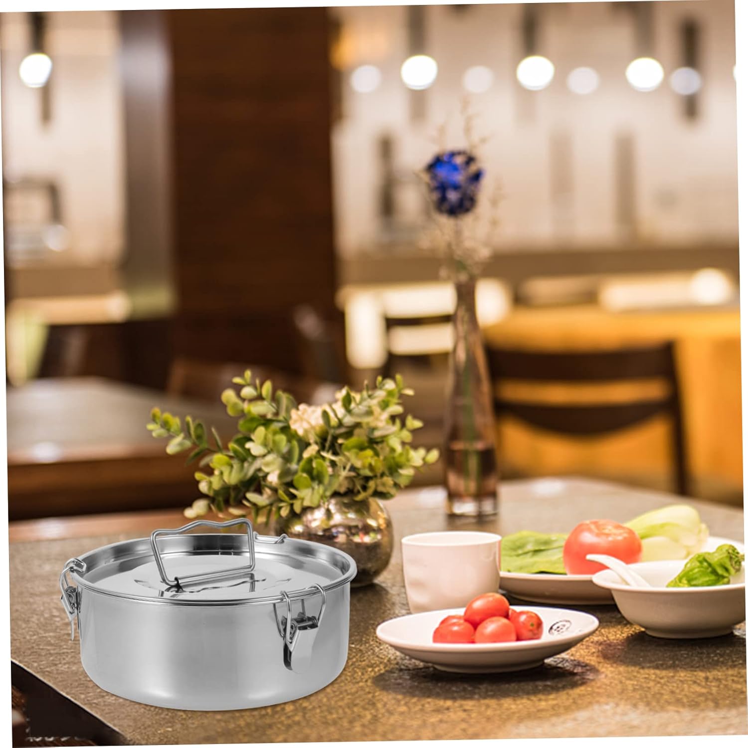 Stainless Steel Flan Molds with Lids - Ideal for Cooking Pudding and Steaming - Versatile Cookware