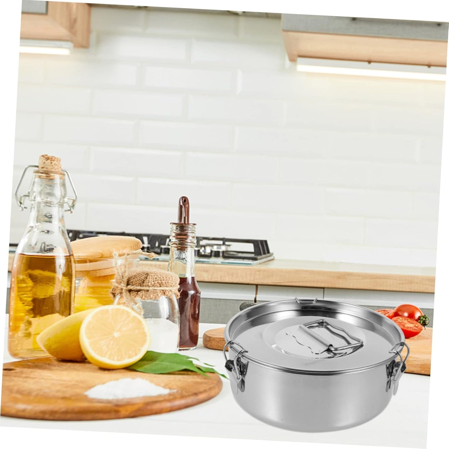 Stainless Steel Flan Molds with Lids - Ideal for Cooking Pudding and Steaming - Versatile Cookware