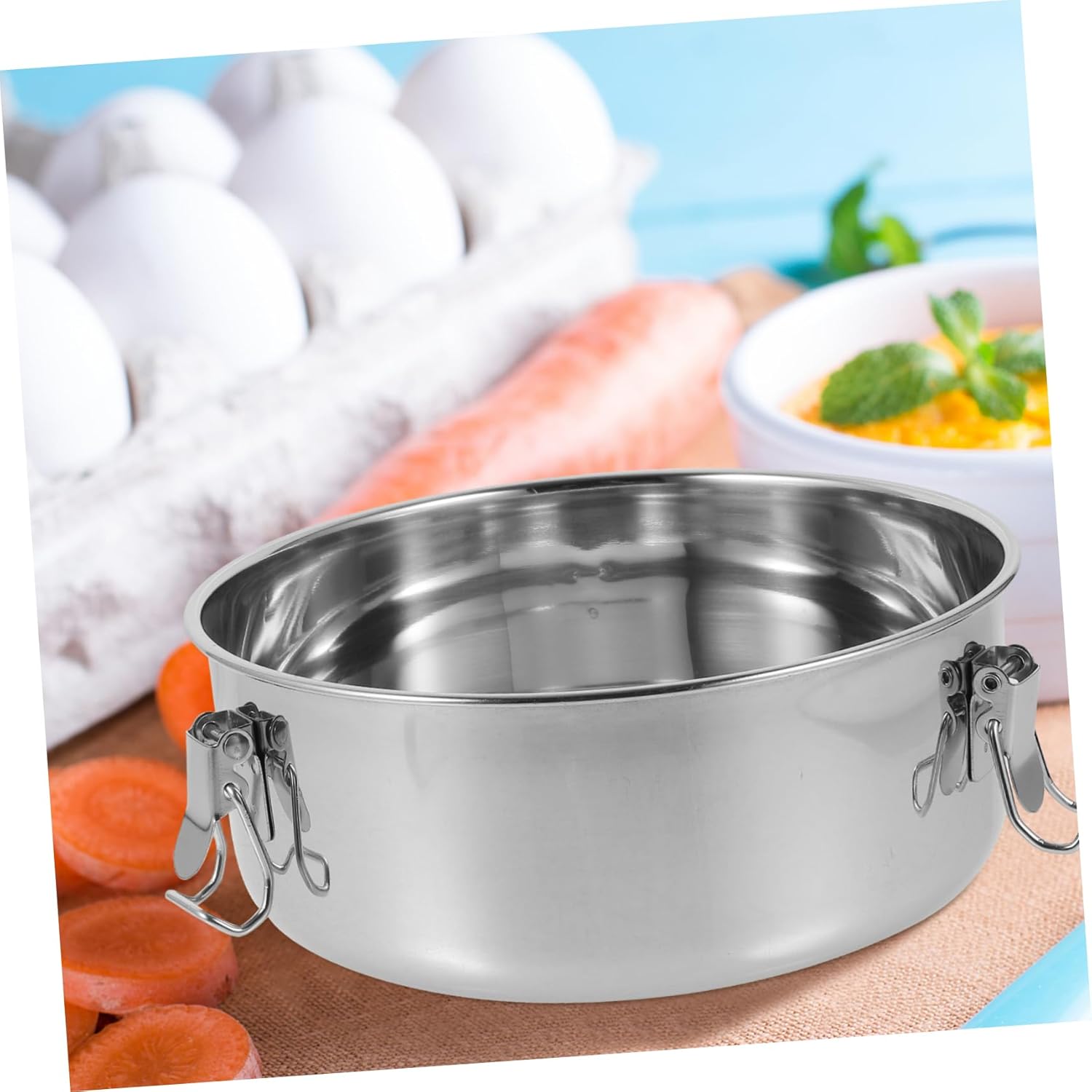 Stainless Steel Flan Molds with Lids - Ideal for Cooking Pudding and Steaming - Versatile Cookware