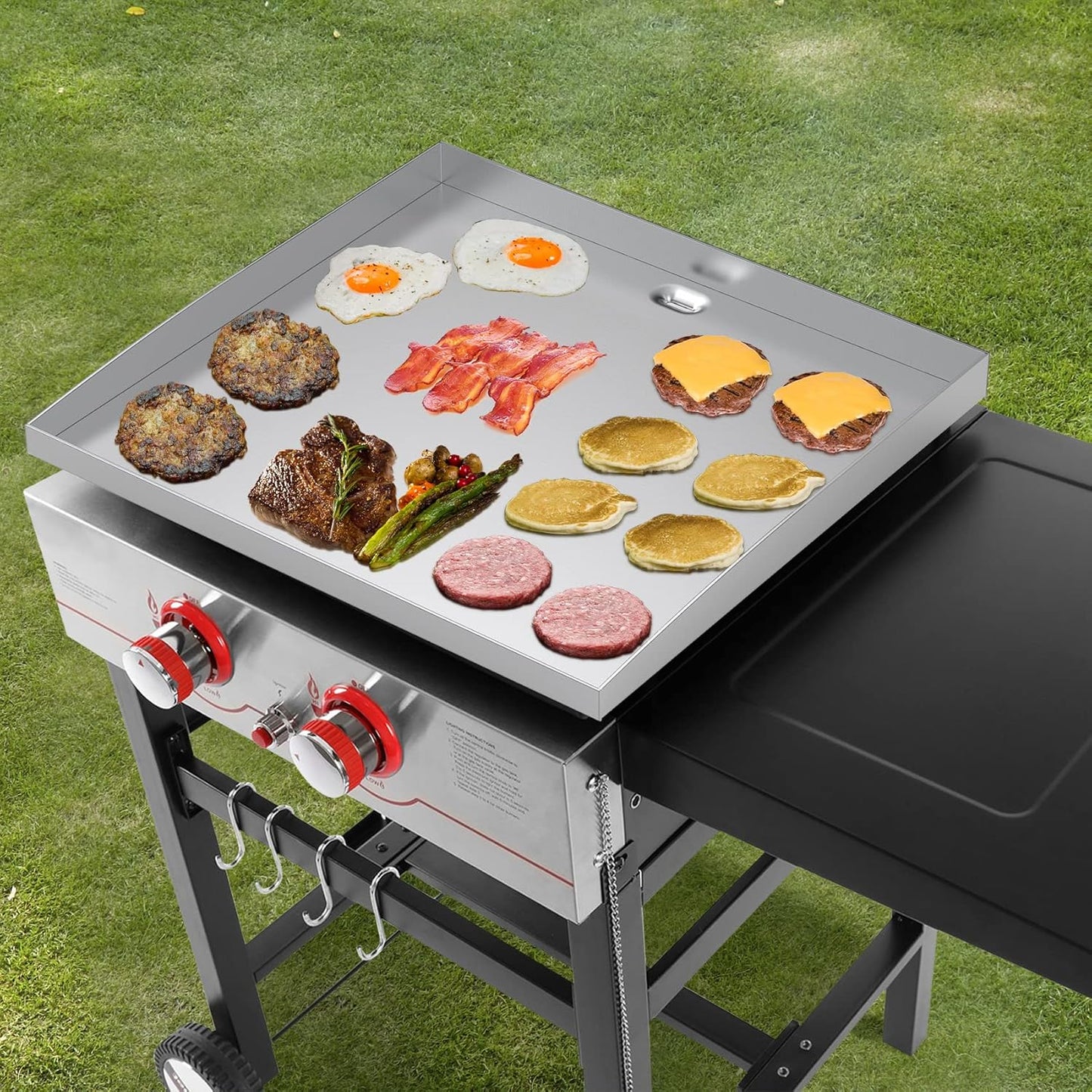 Stainless Steel Flat Top Griddle Replacement for Royal Gourmet Regal GB2000 Gas Grill