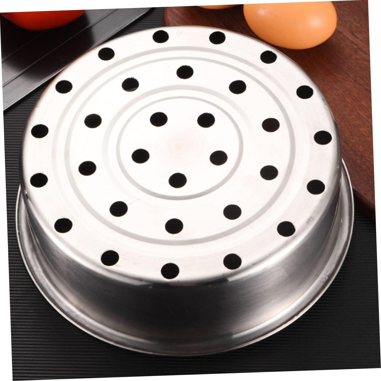 Stainless Steel Folding Bun Steamer Basket for Hot Vegetable and Fruit Juicing in Microwave or Canning