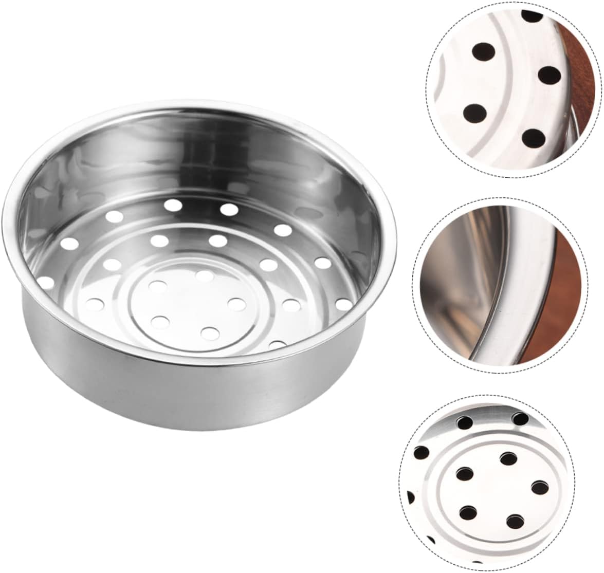 Stainless Steel Folding Bun Steamer Basket for Hot Vegetable and Fruit Juicing in Microwave or Canning