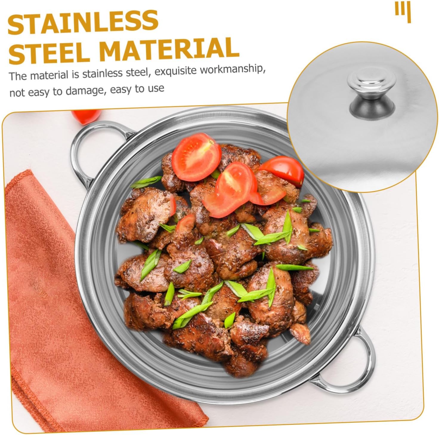Stainless Steel Griddle Cookware Set for Everyday Home Cooking