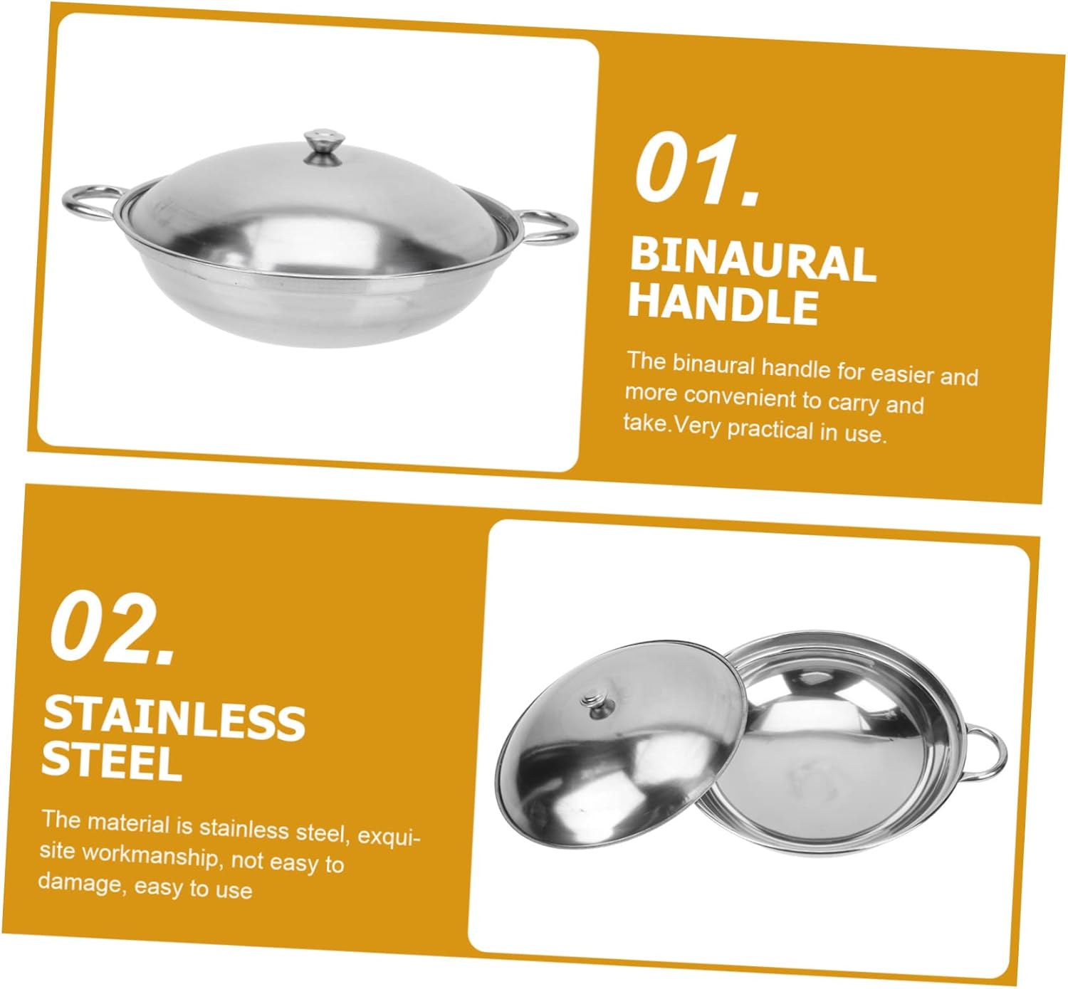 Stainless Steel Griddle Cookware Set for Everyday Home Cooking