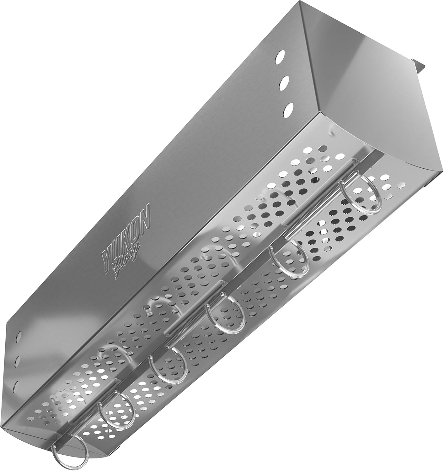 Stainless Steel Griddle Organizer for Blackstone 28”-36” Griddle - Yukon Glory™ BBQ Accessories Caddy, Space-Saving Storage Solution