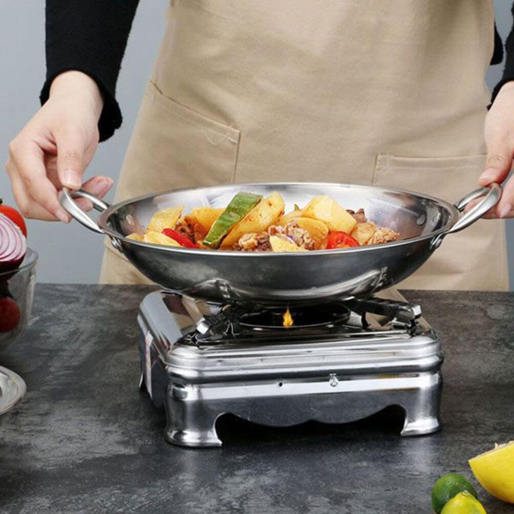 Stainless Steel Griddle Small Pot Set for Household Cooking - Metal Pans for Cookware and Kitchen Tools