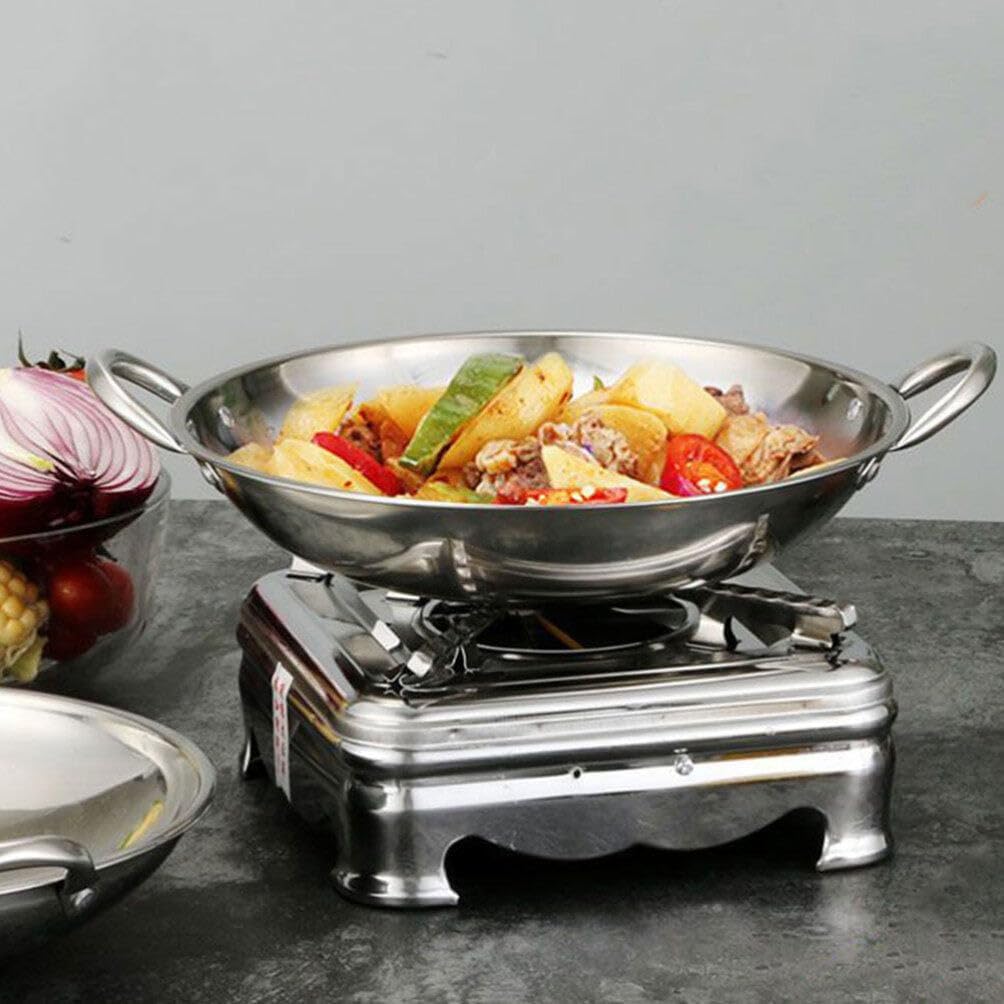 Stainless Steel Griddle Small Pot Set for Household Cooking - Metal Pans for Cookware and Kitchen Tools