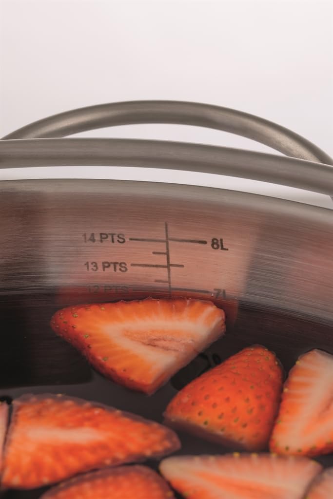 Stainless Steel Kilner Jam Pan for Preserving - Silver Color