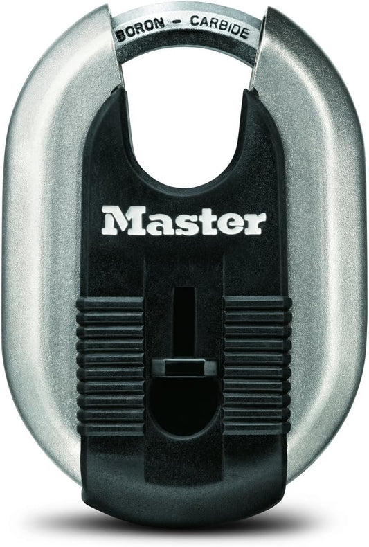 Stainless Steel Master Lock Padlock, 2-5/16 inch Wide - M187XKAD - WildKart
