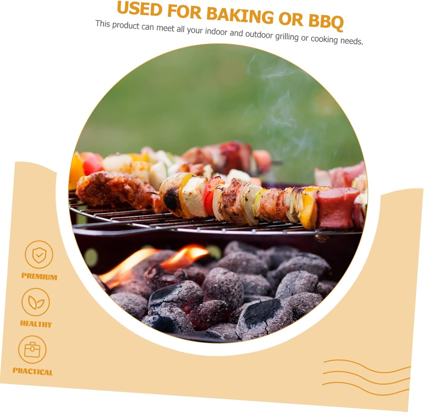 Stainless Steel Oil Brush with Comfortable Silicone Grip for Baking and Barbecue