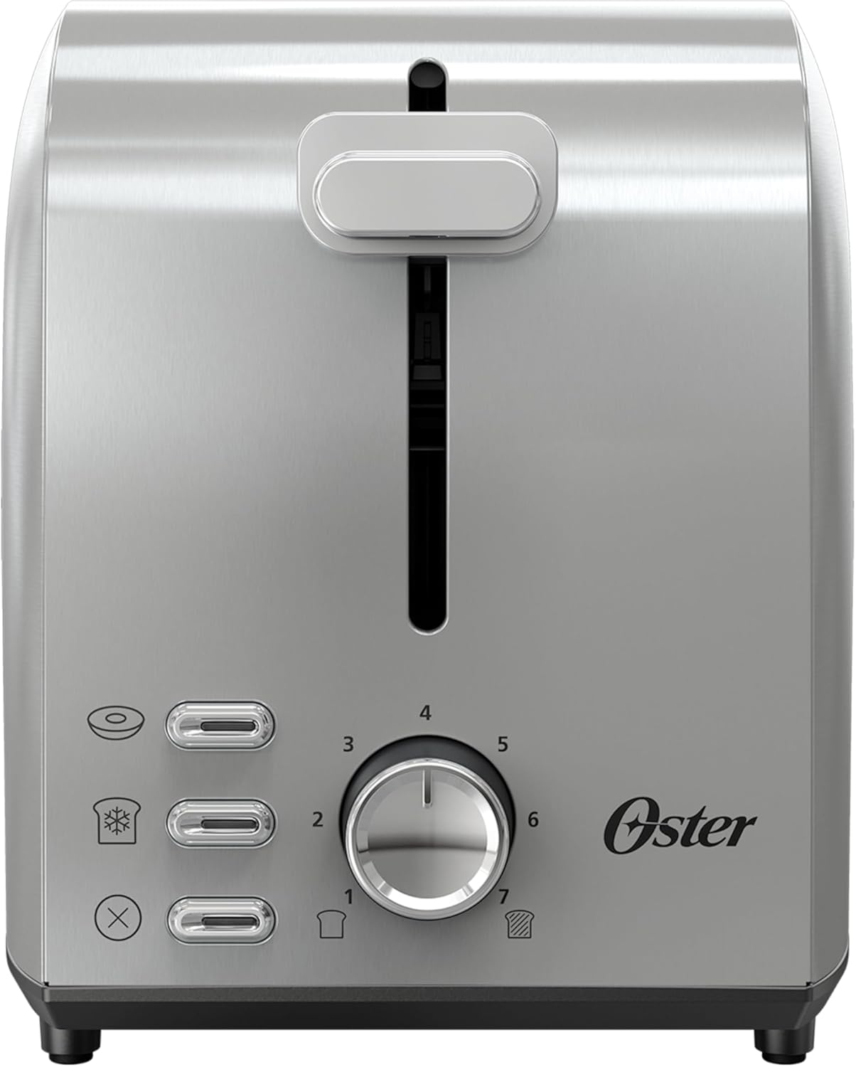 Stainless Steel Oster 2-Slice Toaster with Extra Wide Slots for Easy Toasting