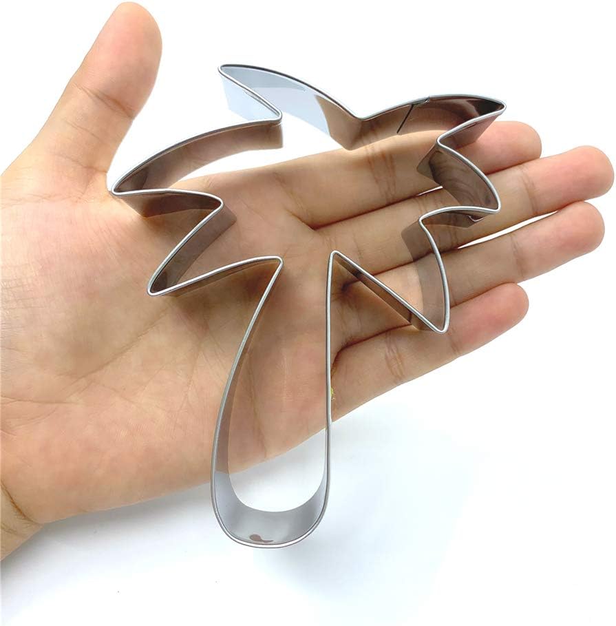 Stainless Steel Palm Tree Cookie Cutter - 3.4 x 4.2 inches by LILIAO